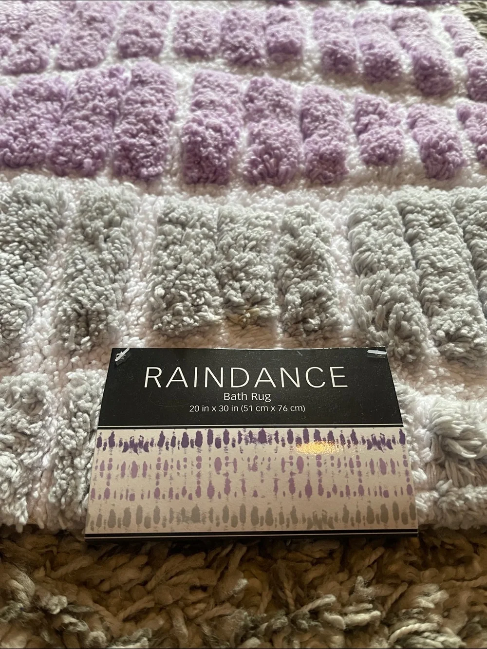 NEW!! CUTE PURPLE BATH MAT